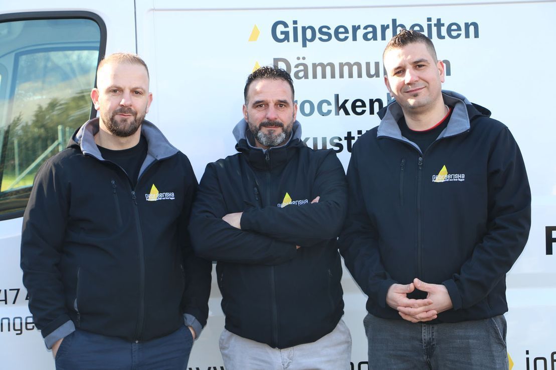 Xhevat, Sherif und Sedat Berisha, Geschäftsführer der Gebr. Berisha GmbH